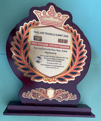 Indo Thailand jyotish Award