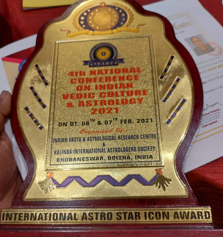 Astrology Red Book and Vastu Convention Award 2021